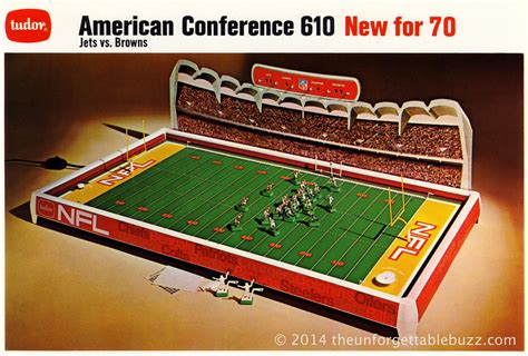 1970 electric football game box|old electric football games.